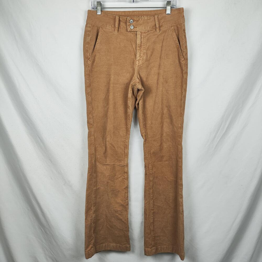 American Eagle Outfitters Pants Womens 8 Beige Corduroy High-Rise Kick Boot